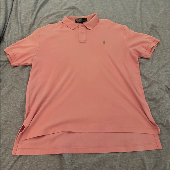 Polo by Ralph Lauren Men's Soft Pink Polo Shirt - Picture 1 of 3